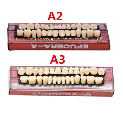 84pcs 2-layer dental acrylic Resin Teeth VITA upper lower shade A2 468