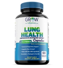 Grow Vitamin - Lung, Bronchial & Sinus Health - Respiratory Support, 60 Capsules