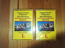 2 MC Kassette Langenscheidts praktischer Sprachlehrgang Spanisch 2 Cassetten 