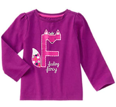 Gymboree Feeling Fancy Fox Tee, Size 6-12 Months, Retail $19.95
