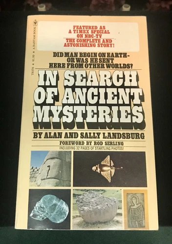 In Search of Ancient Mysteries By Alan & Sally Landsburg 1974 32 Pages Of Photos