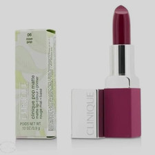 CLINIQUE POP MATTE LIP COLOUR  PRIMER 06 ROSE POP .13 OZ NEW IN BOX