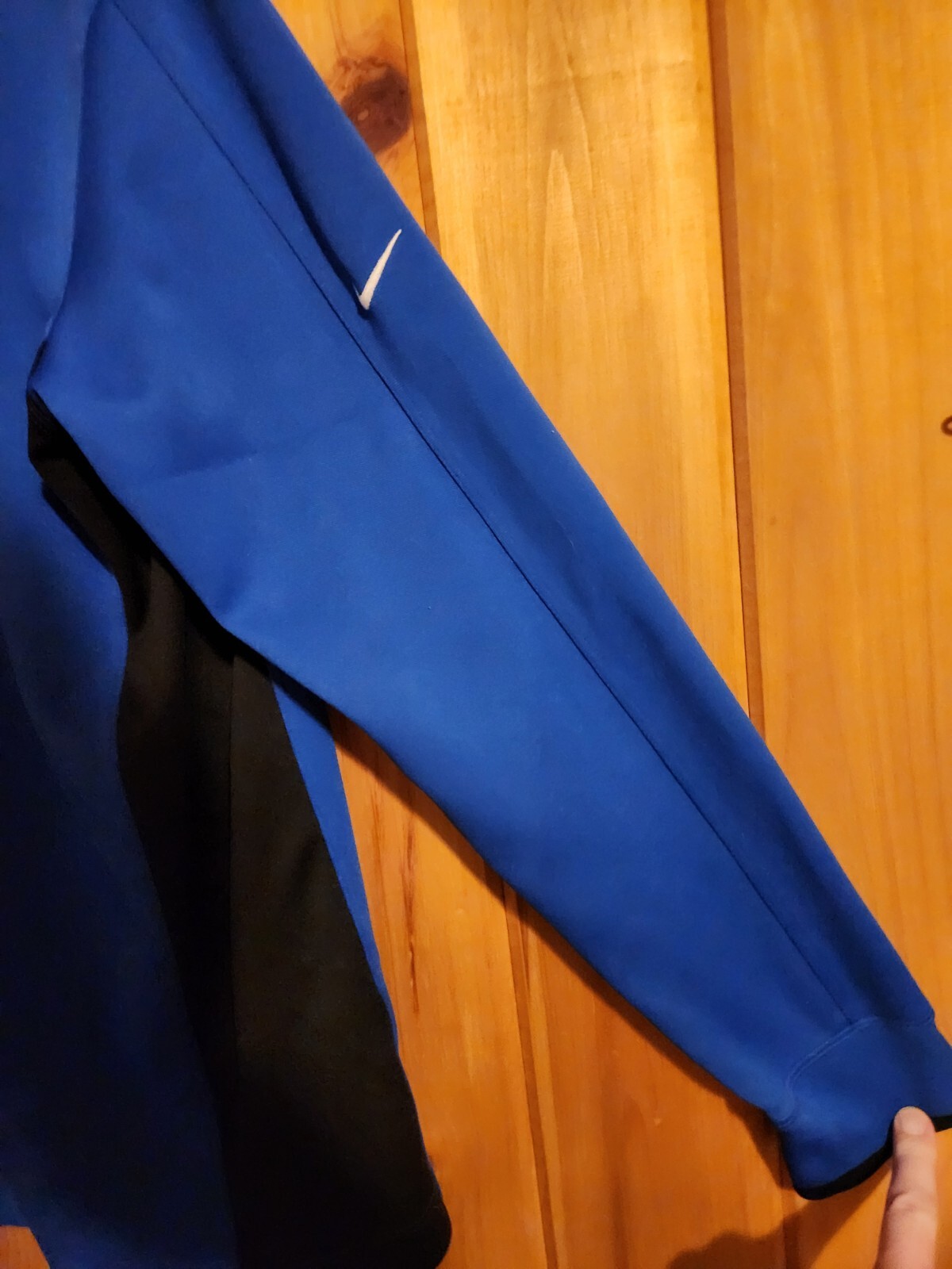 Nike Golf Dri-Fit 1/4 Zip Pullover Men's L Blue Long Sleeve- Shirt - Active Wear thumbnail 5