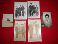 Lot Of 6 Vintage US Navy Sailor  Family Photos from WWII Era