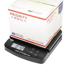 Horizon 66LB x 0.1oz Digital Postal Shipping Scale SF-550 V4 Desktop Scale Black