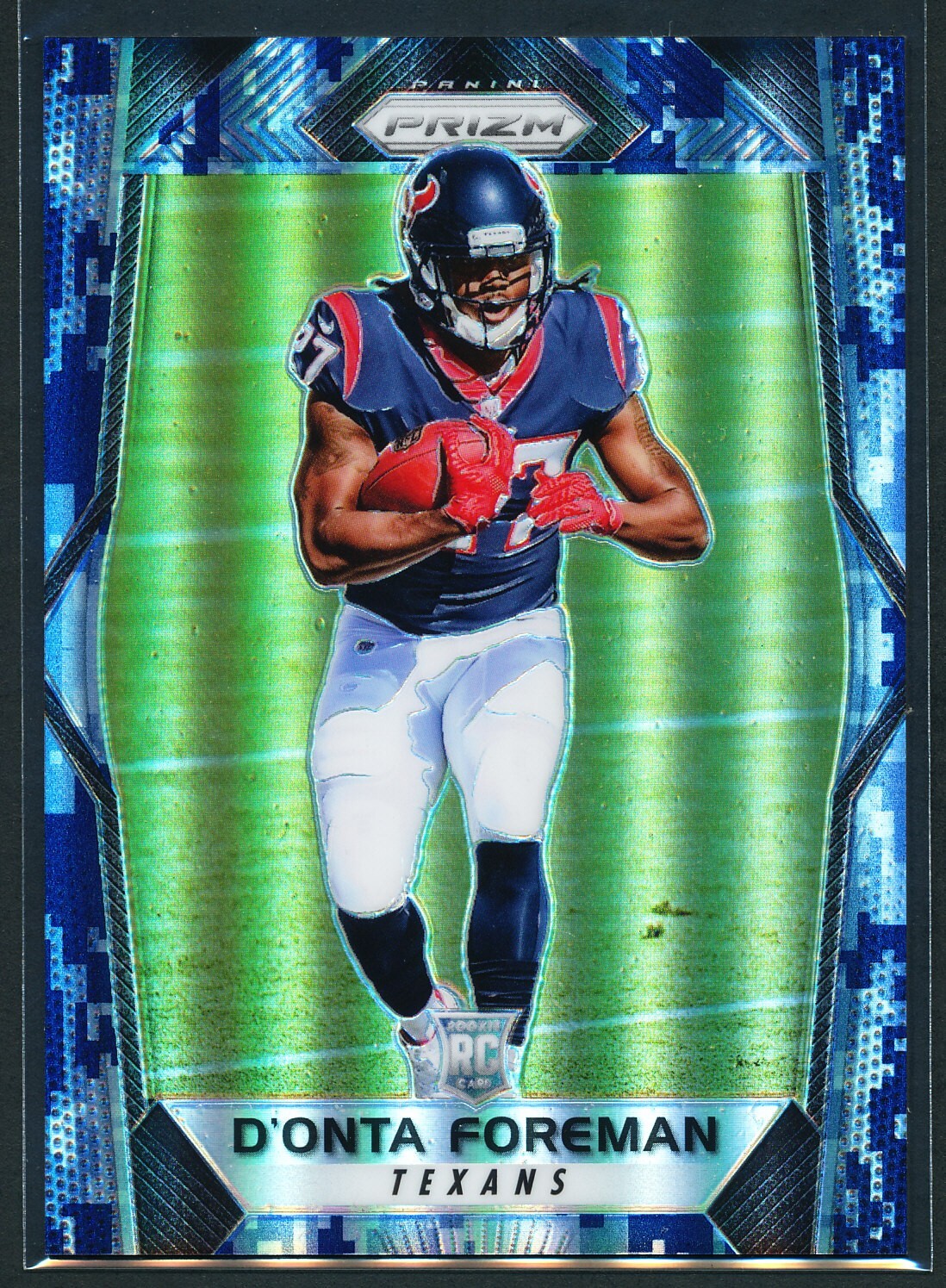D'onta Foreman 2017 Panini Prizm Camo Prizm Rookie RC /25 Chicago Bears #273