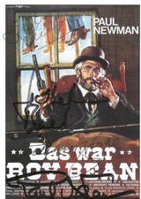 Paul Newman († 2008) / Jacqueline Bisset autograph movie poster card / 