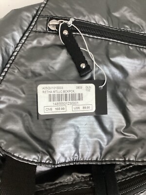 Bebe Sport Gray and Black Nylon Retha Backpack Large size | eBay display picture 3