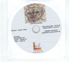 (GP728) Dieter Schoon, Mary Jane - 2009 DJ CD