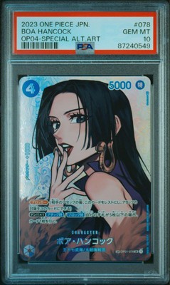 One Piece Card Kingdom Of Plot Hancock Sp Psa10 | eBay