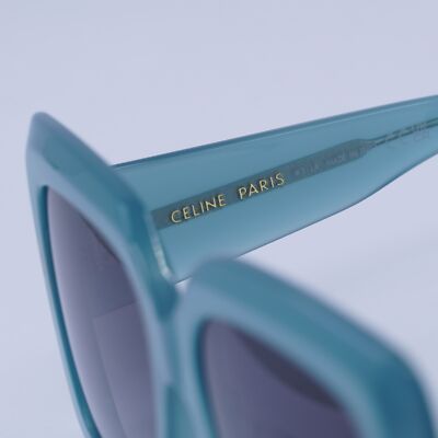 New Celine CL40263F 93B  Blue/Grey Gradient 54-17-135 Sunglasses Authentic Celine CL40263F 93B Shiny Blue/Grey Gradient 54-17-135  main image 3