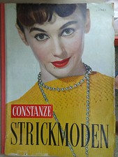Constanze  Strickmoden Modeheft 50er Jahre mit Schnittmusterbogen u. Arbeitsheft