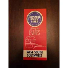 Missouri Pacific Lines West South Southwest Passenger Timetable Schedule 1966 (X