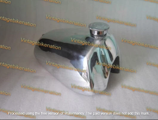 Ajuste para Suzuki RM250 RM400 1978 tanque de gasolina de aluminio Rm 250 400 78 Ahrma 1go Foto 3 de 4