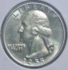 1955-D Washington Silver Quarter - Very Nice Coin!