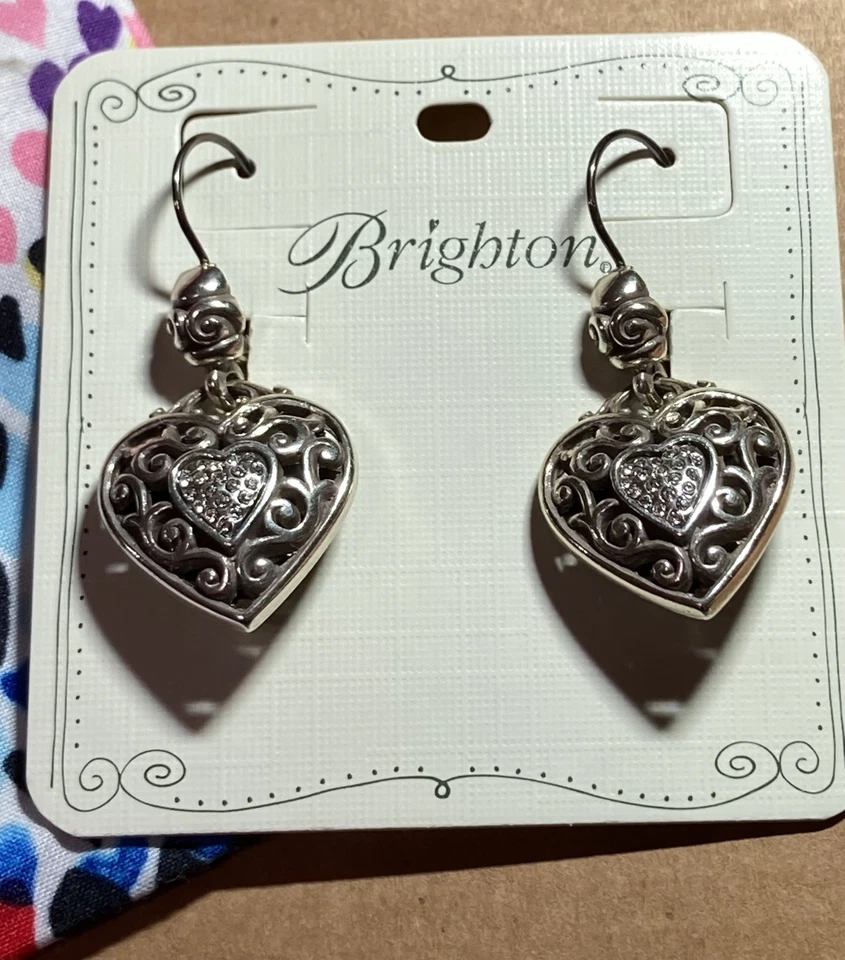 Pendientes Brighton Reno Corazón Palanca J14692 Minorista $68, TOTALMENTE NUEVOS con bolsa Foto 2 de 4