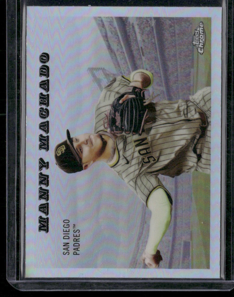Manny Machado 2025 Topps Chrome Platinum #55RS-18 1955 Topps Rails and Sails