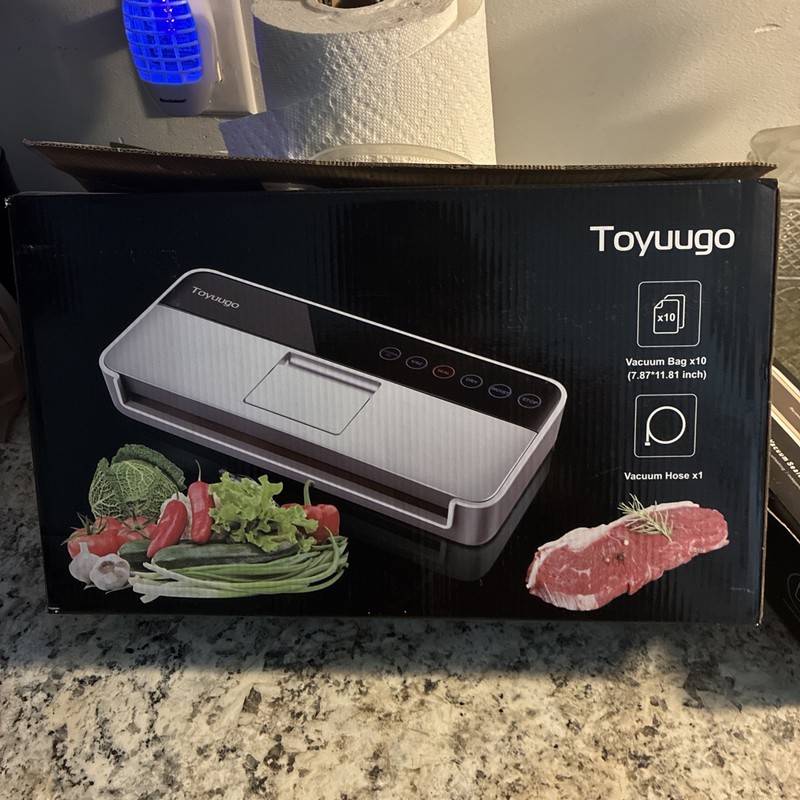 VSDK - Vacuum Sealer Machine, Full Automatic Food Sealer (95Kpa) V8111 - SILVER