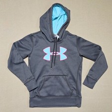 Under Armour women's grey pink hoodie size XS