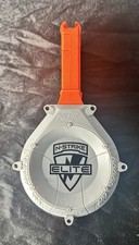 Nerf N-Strike Elite 25 Max Round Ammo Drum Magazine Orange Dart Clip
