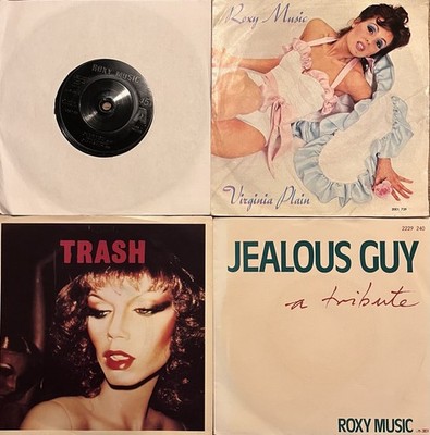 4 Roxy Music singles (vinyl)