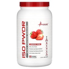 ISOpwdr, Whey Protein Isolate, Strawberry Cream, 1.52 lbs 690 g 