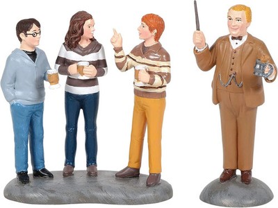 Department 56 Harry Potter Village Professor Slughorn & His Students - The Trio