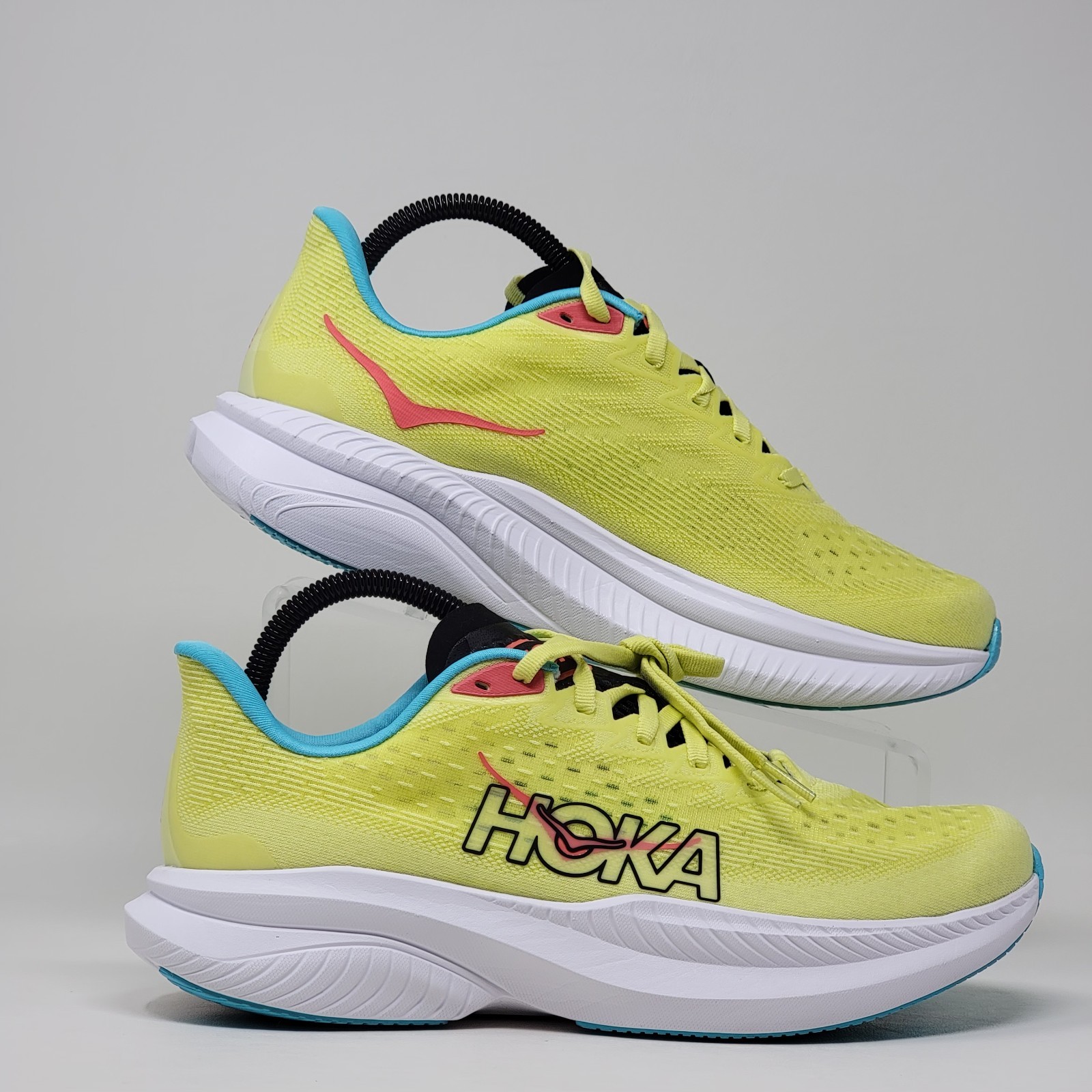 HOKA Women's Size 9 B Mach 6 Lace Up Running Shoes Sneakers 1147810-YZC New thumbnail 2