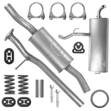 Schalldämpferset Auspuff für Nissan Qashqai 1 I J10 Fließheck 2.0 (2006-2014)