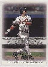 2002 Upper Deck Honor Roll Dream Moments Chipper Jones #44 HOF m5x