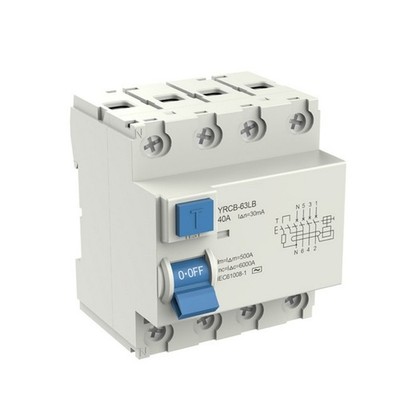 63A 30mA Type A Din Rail Earth Leakage Current Breaker Residual Current Device