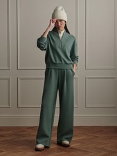 Varley Davidson Sweat in Dark Forest, Size Medium