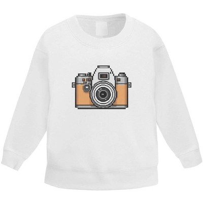 'Pixel Style Camera' Kid's Sweatshirt / Sweater / Jumper (KW060442)