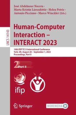 HUMAN-COMPUTER INTERACTION - INTERACT 20 by ABDELNOUR NOCERA, JO Paperback