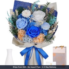 Preserved Flowers Bouquet - Forever Flowers for Delivery, Real Eternal Roses Bou
