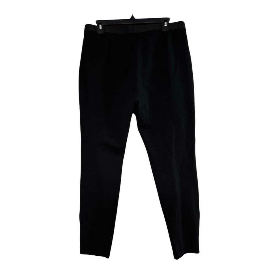 Eileen Fisher Mujer Negro Elastizado Jeggings Talla L Informal Cintura Elástica Foto 4 de 4