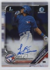 2019 Bowman Chrome Prospects Auto Leonardo Jimenez #CPA-LJ Auto 1it4