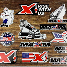 Stickers Maxim Crane Operators Shane McCrane ...
