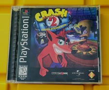 1997 Crash Bandicoot 2 PS1- Black Label- CIB
