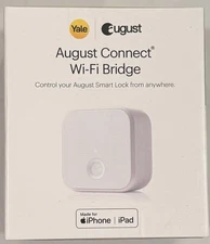 NEW! Yale August Home Connect Wi-Fi Bridge Remote Access Alexa Integration