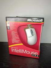 MINT! BOXED MICROSOFT INTELLIMOUSE PRO BALL MOUSE MECHANICAL VINTAGE