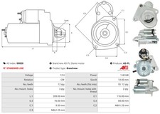 For AS ROZRUSZNIKI I ALTERNATORY S9020 BRAND NEW AS-PL STARTER MOTOR