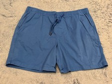 GAP Shorts Men's XL Blue Drawstring Waist Lightweight Pull-On Deck Preppy Summer