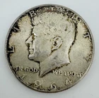 1964 USA Kennedy 90% Silver Half Dollar Coin A06