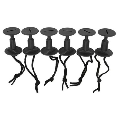 6Pcs Surfboard Leash Rope Plug with Detachable Slot Bodyboard Accessory
