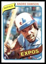 Andre Dawson 1980 Topps #235 Montreal Expos FREE SHIPPING AutographDen