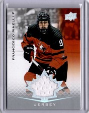 Francesco Pinelli Jersey #25 2021 Upper Deck Team Canada Juniors [M179]