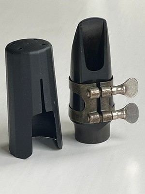 Otto Link Tone Edge 7 Sopransaxophon Mundstück Hartgummi Blattschraube & Kappe