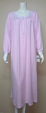 Eileen West Blush Pink Knit LACE TRIM Long Ballet Nightgown Size L NEW E5020076