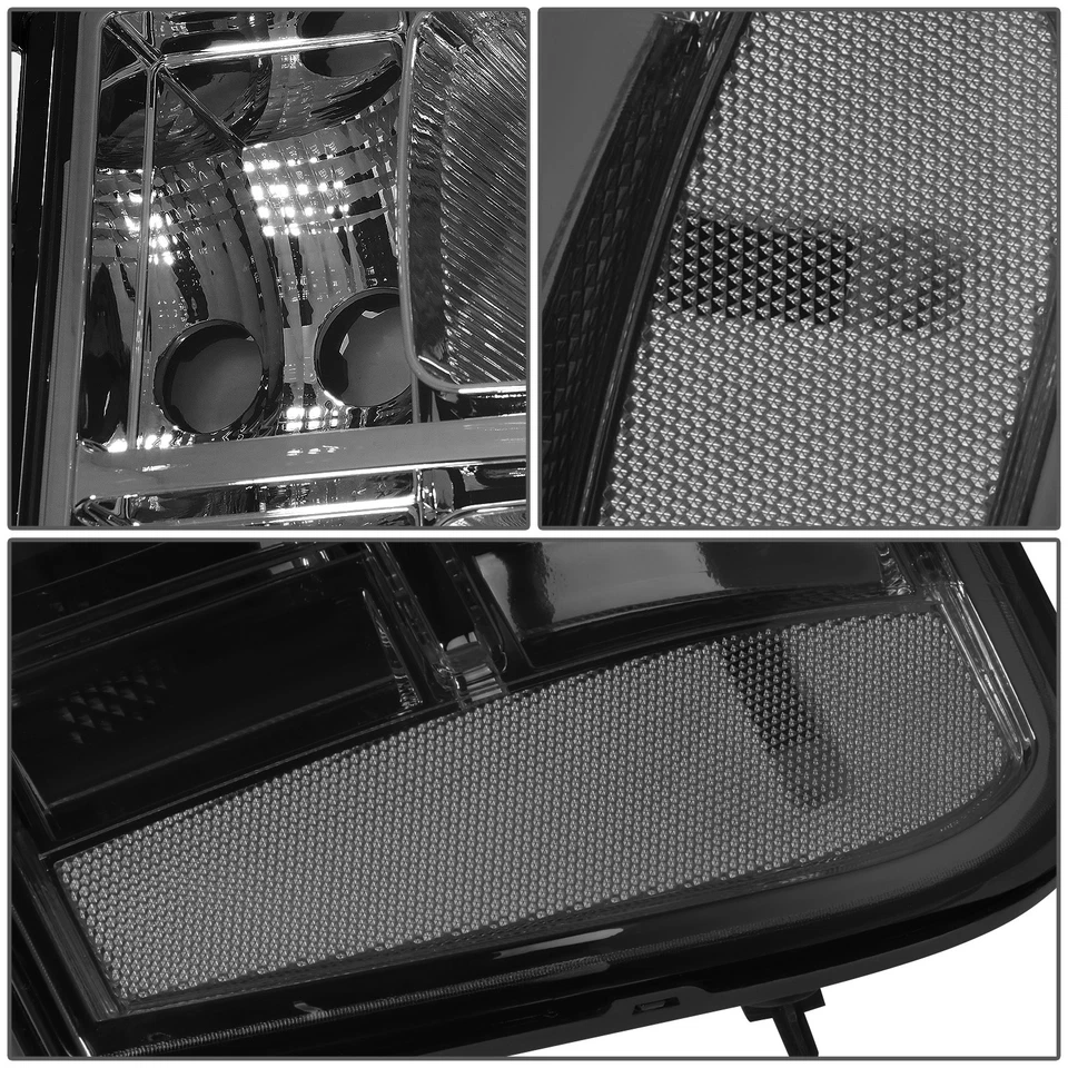 Faros esquineros transparentes carcasa ahumada para GMC Sierra 1500 2500HD 2007-2014 Foto 4 de 4